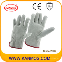 Серые кожаные рабочие перчатки безопасности безопасности (112011)